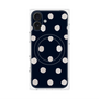 プレミアムパネル with MagSafe［ 水彩ドット・レトロカラー - Navy ］