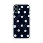 プレミアムパネル with MagSafe［ 水彩ドット・レトロカラー - Navy ］
