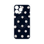 プレミアムパネル with MagSafe［ 水彩ドット・レトロカラー - Navy ］