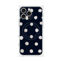 プレミアムパネル with MagSafe［ 水彩ドット・レトロカラー - Navy ］