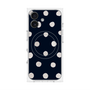 プレミアムパネル with MagSafe［ 水彩ドット・レトロカラー - Navy ］