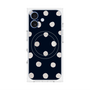 プレミアムパネル with MagSafe［ 水彩ドット・レトロカラー - Navy ］
