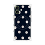 プレミアムパネル with MagSafe［ 水彩ドット・レトロカラー - Navy ］