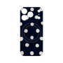 プレミアムパネル with MagSafe［ 水彩ドット・レトロカラー - Navy ］