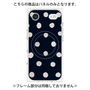 プレミアムパネル with MagSafe［ 水彩ドット・レトロカラー - Navy ］