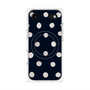 プレミアムパネル with MagSafe［ 水彩ドット・レトロカラー - Navy ］