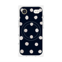 プレミアムパネル with MagSafe［ 水彩ドット・レトロカラー - Navy ］