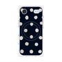 プレミアムパネル with MagSafe［ 水彩ドット・レトロカラー - Navy ］