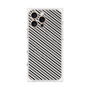 プレミアムパネル with MagSafe［ Small Stripe - Gray × Black ］