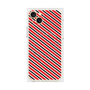 プレミアムパネル with MagSafe［ Small Stripe - Red × Black ］