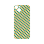 プレミアムパネル with MagSafe［ Small Stripe - Green × Orange ］