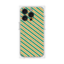 プレミアムパネル with MagSafe［ Small Stripe - Green × Orange ］