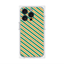 プレミアムパネル with MagSafe［ Small Stripe - Green × Orange ］