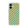 プレミアムパネル with MagSafe［ Small Stripe - Green × Orange ］