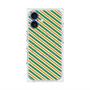 プレミアムパネル with MagSafe［ Small Stripe - Green × Orange ］