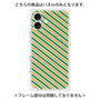 プレミアムパネル with MagSafe［ Small Stripe - Green × Orange ］