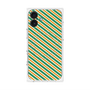 プレミアムパネル with MagSafe［ Small Stripe - Green × Orange ］
