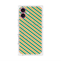 プレミアムパネル with MagSafe［ Small Stripe - Green × Orange ］