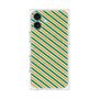 プレミアムパネル with MagSafe［ Small Stripe - Green × Orange ］