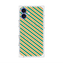 プレミアムパネル with MagSafe［ Small Stripe - Green × Orange ］