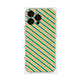 プレミアムパネル with MagSafe［ Small Stripe - Green × Orange ］