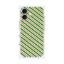 プレミアムパネル with MagSafe［ Small Stripe - Green × Orange ］