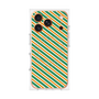 プレミアムパネル with MagSafe［ Small Stripe - Green × Orange ］