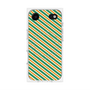 プレミアムパネル with MagSafe［ Small Stripe - Green × Orange ］