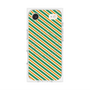 プレミアムパネル with MagSafe［ Small Stripe - Green × Orange ］