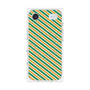 プレミアムパネル with MagSafe［ Small Stripe - Green × Orange ］