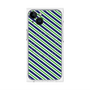 プレミアムパネル with MagSafe［ Small Stripe - Navy × Green ］