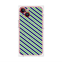 プレミアムパネル with MagSafe［ Small Stripe - Navy × Green ］