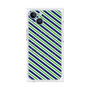 プレミアムパネル with MagSafe［ Small Stripe - Navy × Green ］