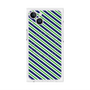 プレミアムパネル with MagSafe［ Small Stripe - Navy × Green ］