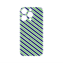 プレミアムパネル with MagSafe［ Small Stripe - Navy × Green ］