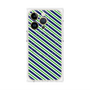 プレミアムパネル with MagSafe［ Small Stripe - Navy × Green ］