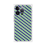プレミアムパネル with MagSafe［ Small Stripe - Navy × Green ］