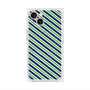 プレミアムパネル with MagSafe［ Small Stripe - Navy × Green ］
