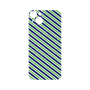 プレミアムパネル with MagSafe［ Small Stripe - Navy × Green ］