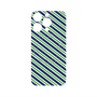 プレミアムパネル with MagSafe［ Small Stripe - Navy × Green ］