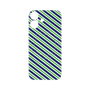 プレミアムパネル with MagSafe［ Small Stripe - Navy × Green ］
