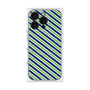 プレミアムパネル with MagSafe［ Small Stripe - Navy × Green ］