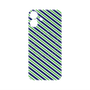 プレミアムパネル with MagSafe［ Small Stripe - Navy × Green ］