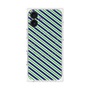 プレミアムパネル with MagSafe［ Small Stripe - Navy × Green ］