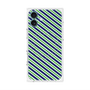 プレミアムパネル with MagSafe［ Small Stripe - Navy × Green ］