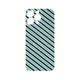 プレミアムパネル with MagSafe［ Small Stripe - Navy × Green ］