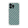 プレミアムパネル with MagSafe［ Small Stripe - Navy × Green ］