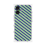 プレミアムパネル with MagSafe［ Small Stripe - Navy × Green ］