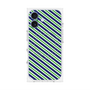 プレミアムパネル with MagSafe［ Small Stripe - Navy × Green ］