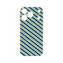 プレミアムパネル with MagSafe［ Small Stripe - Navy × Green ］